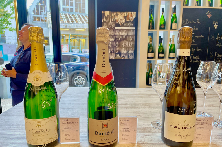 Bollicine e ciclismo nella Champagne